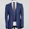 Blue Plaid Suit 1