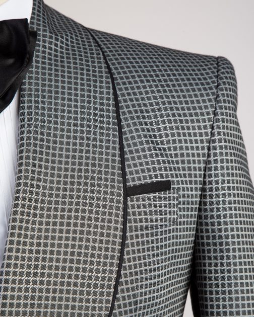 Double Breasted Houndstooth Suit2