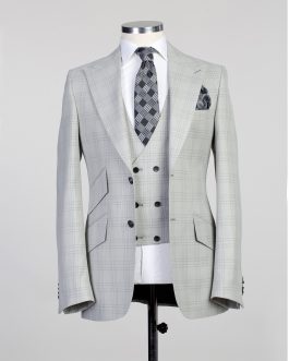 Gray Plaid Suit1
