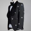 Tuxedo Nighth blue and Grey bee disign1