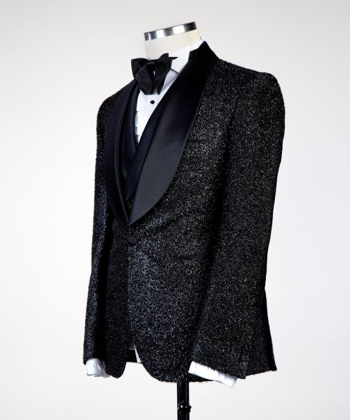 Tuxedo black squin suit1