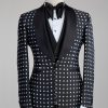 Tuxedo black white spots with Vest1