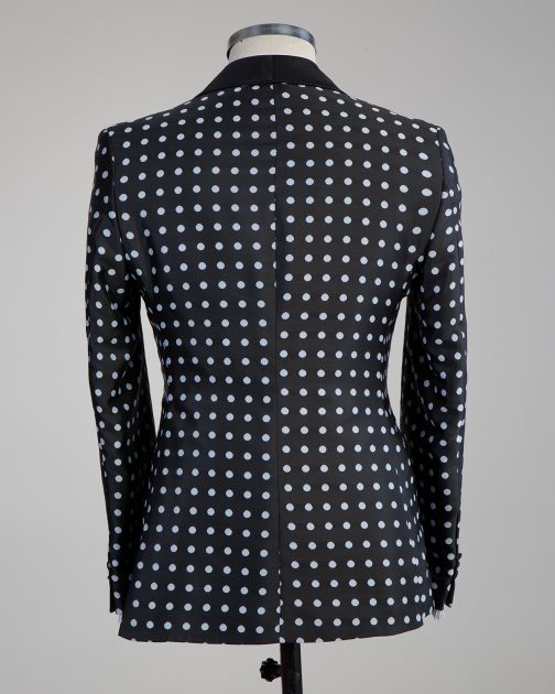 Tuxedo black white spots with Vest3