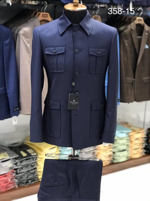 Safari suit blue 2