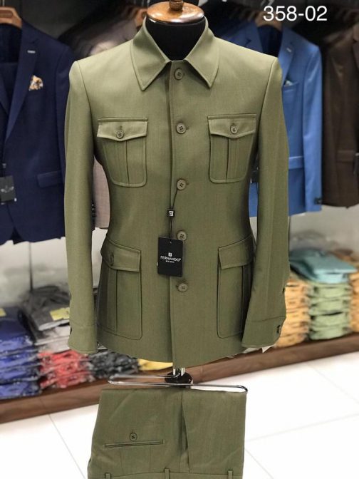 Safari suit green 2