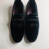 Andrea Nobile loafer black patent leather with suede