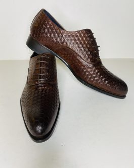 Brown Andrea Nobile Braided Tassel loafer leather