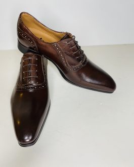 Dark Brown Color Italian Dress Shoes