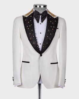 Max Stone Suit In White